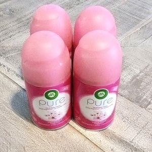 AIR WICK Pure Tropical Flowers Fragrance Automatic Spray Refill 4 cans